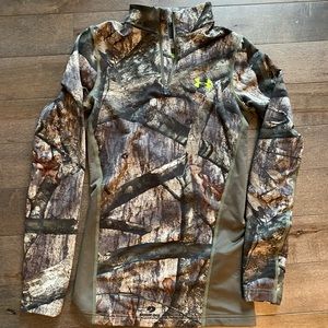Under Armour 3/4 zip Camouflage scent control top